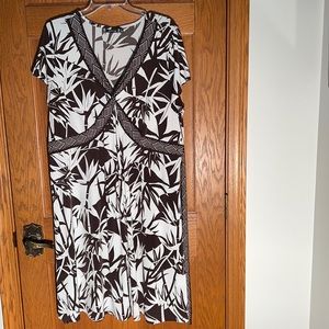 Chocolate brown print